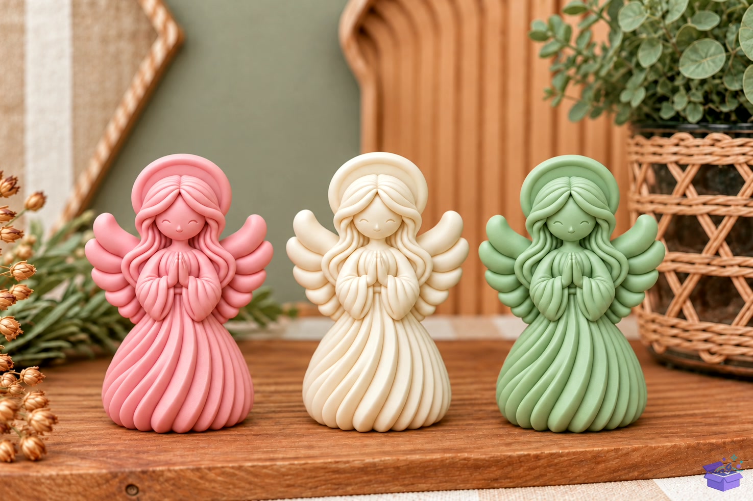 Praying Angel STL Guardian Angel 3D - 3D Baskı ve Model Dosyası (STL, OBJ, 3MF) - detaylı önizleme 5
