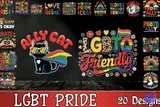 LGBT Onur (Pride) Tasarımları (20 Tasarım) - Vektörel Çizim & Grafik Dosyası (SVG, DXF, EPS, PNG) - detaylı önizleme 1