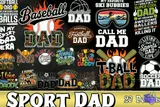 "Sport Dad" Sporcu Baba Tasarımları (20 Tasarım) - Vektörel Çizim & Grafik Dosyası (SVG, DXF, EPS, PNG) - detaylı önizleme 1