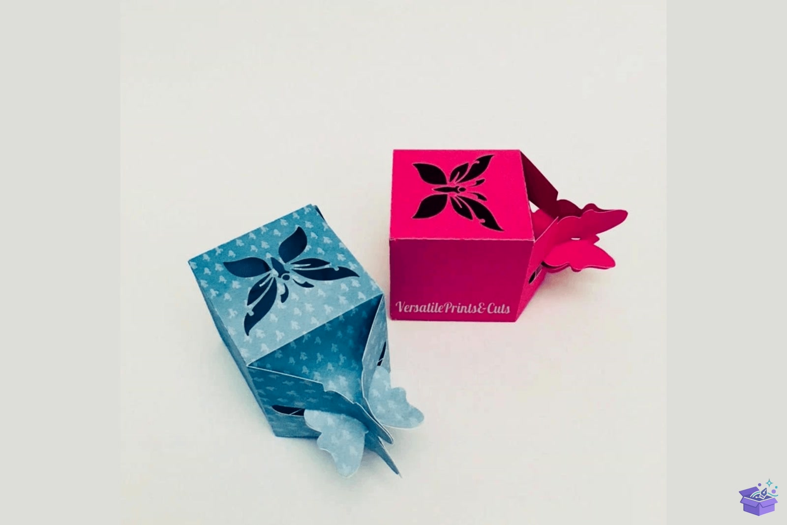 Kelebek Top Kutu Şablon V3 Gift Kutu - 3D Baskı ve Model Dosyası (STL, OBJ, 3MF) - detaylı önizleme 5