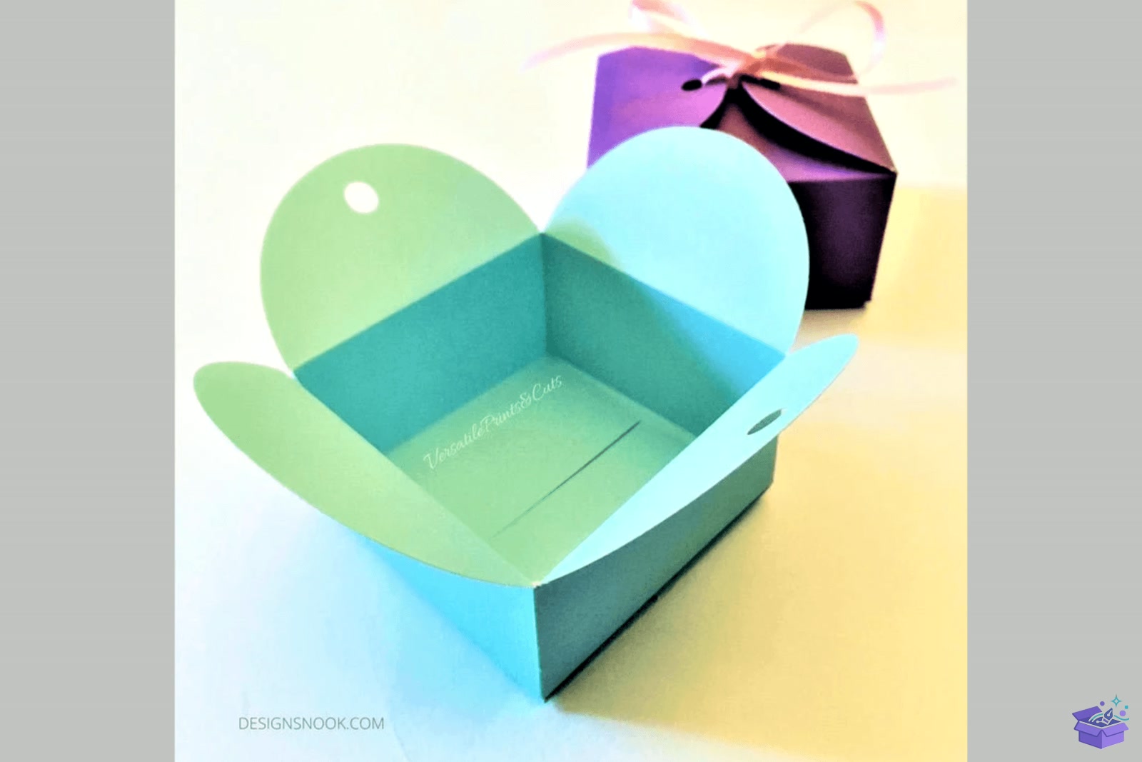 Semi Circle Flap Kutu SVG PDF Files - 3D Baskı ve Model Dosyası (STL, OBJ, 3MF) - detaylı önizleme 2