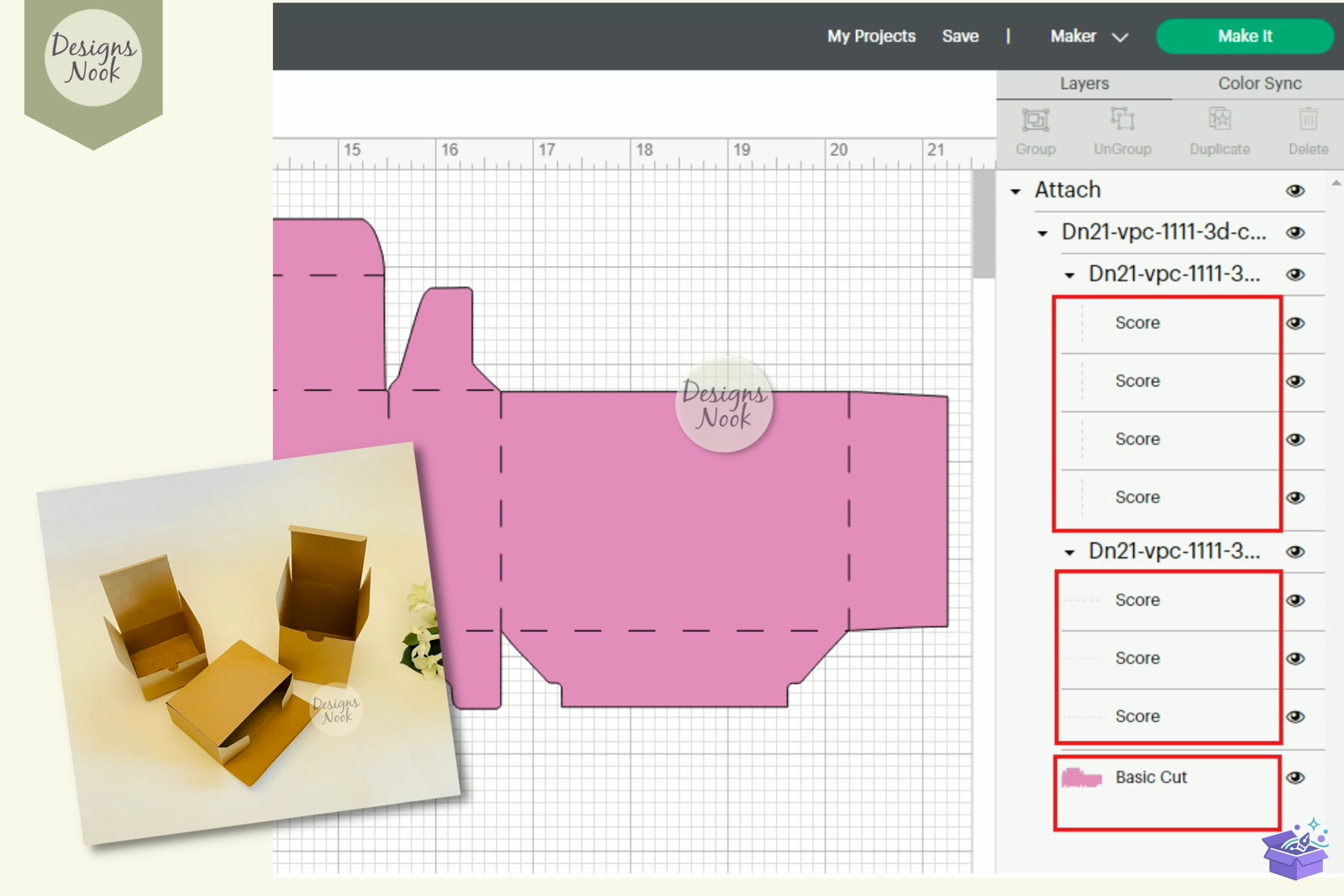 Rectangular And Cube Kutu Şablon TRIO - 3D Baskı ve Model Dosyası (STL, OBJ, 3MF) - detaylı önizleme 5