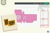 Dikdörtgen Kutu Şablonu (Model 2) - El İşi ve Kesim Dosyası (SVG, DXF, EPS, AI, PDF, PNG) - detaylı önizleme 6