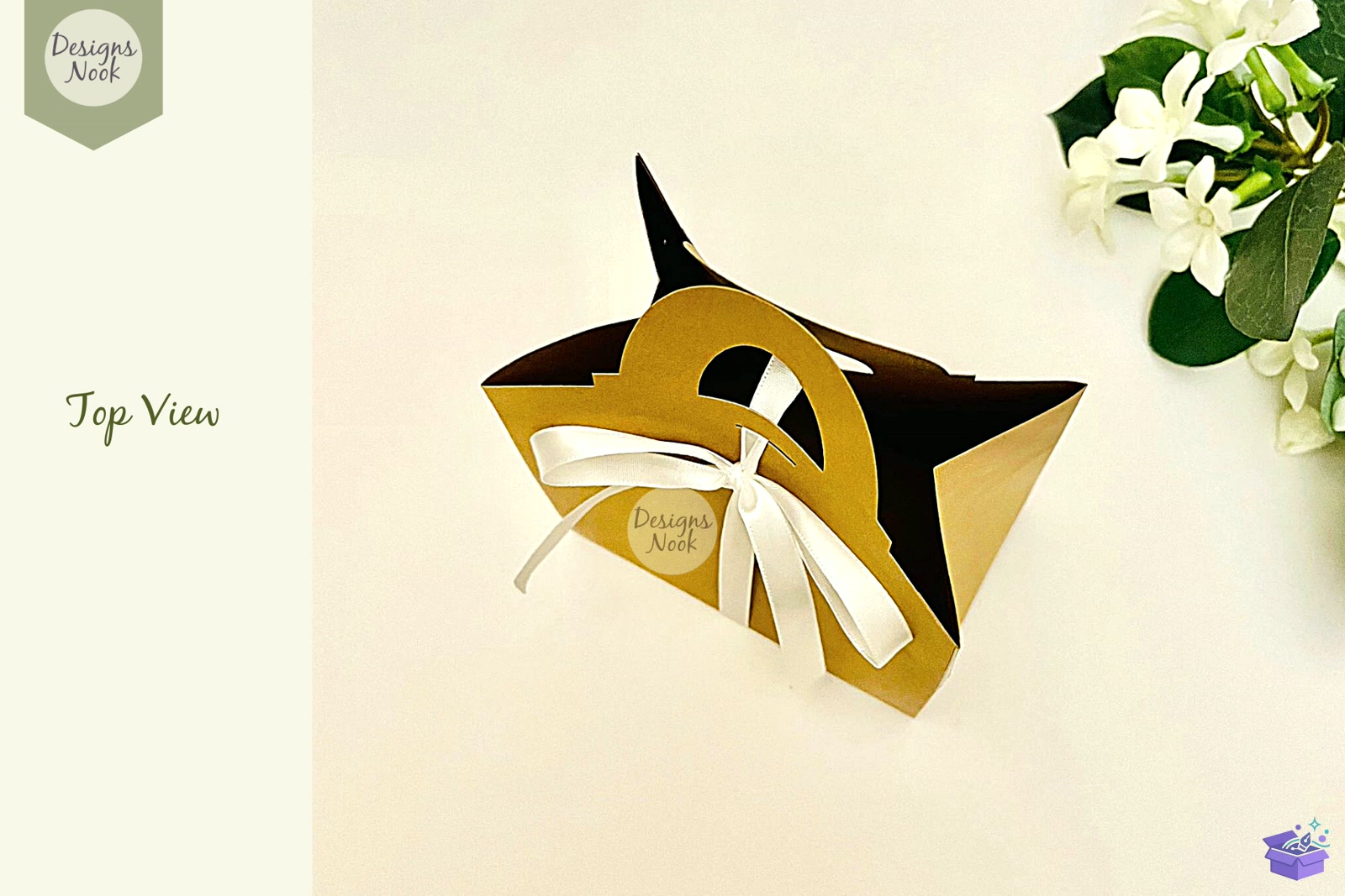 Ribbon Gift Bag Şablon Shopping Bag - 3D Baskı ve Model Dosyası (STL, OBJ, 3MF) - detaylı önizleme 4
