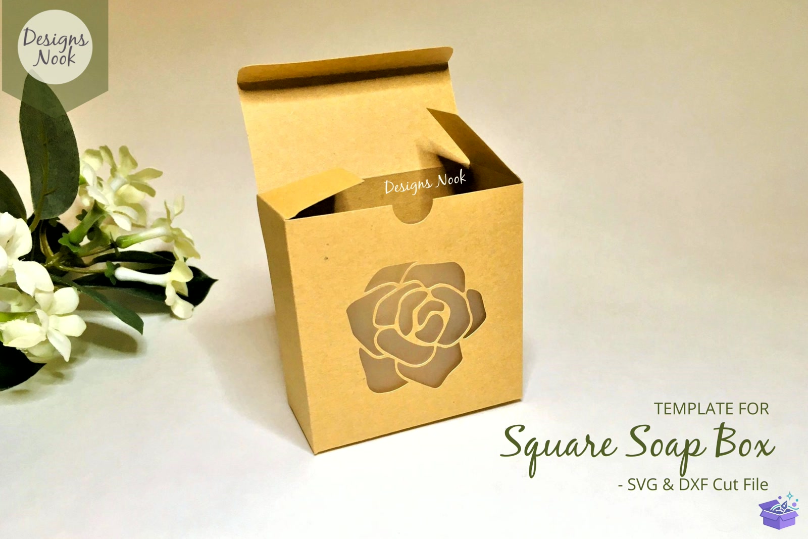 Soap Kutu Şablon With Window Cover - 3D Baskı ve Model Dosyası (STL, OBJ, 3MF) - Origami ( Kağıt Sanatı ) İndir (STL, OBJ, 3MF)