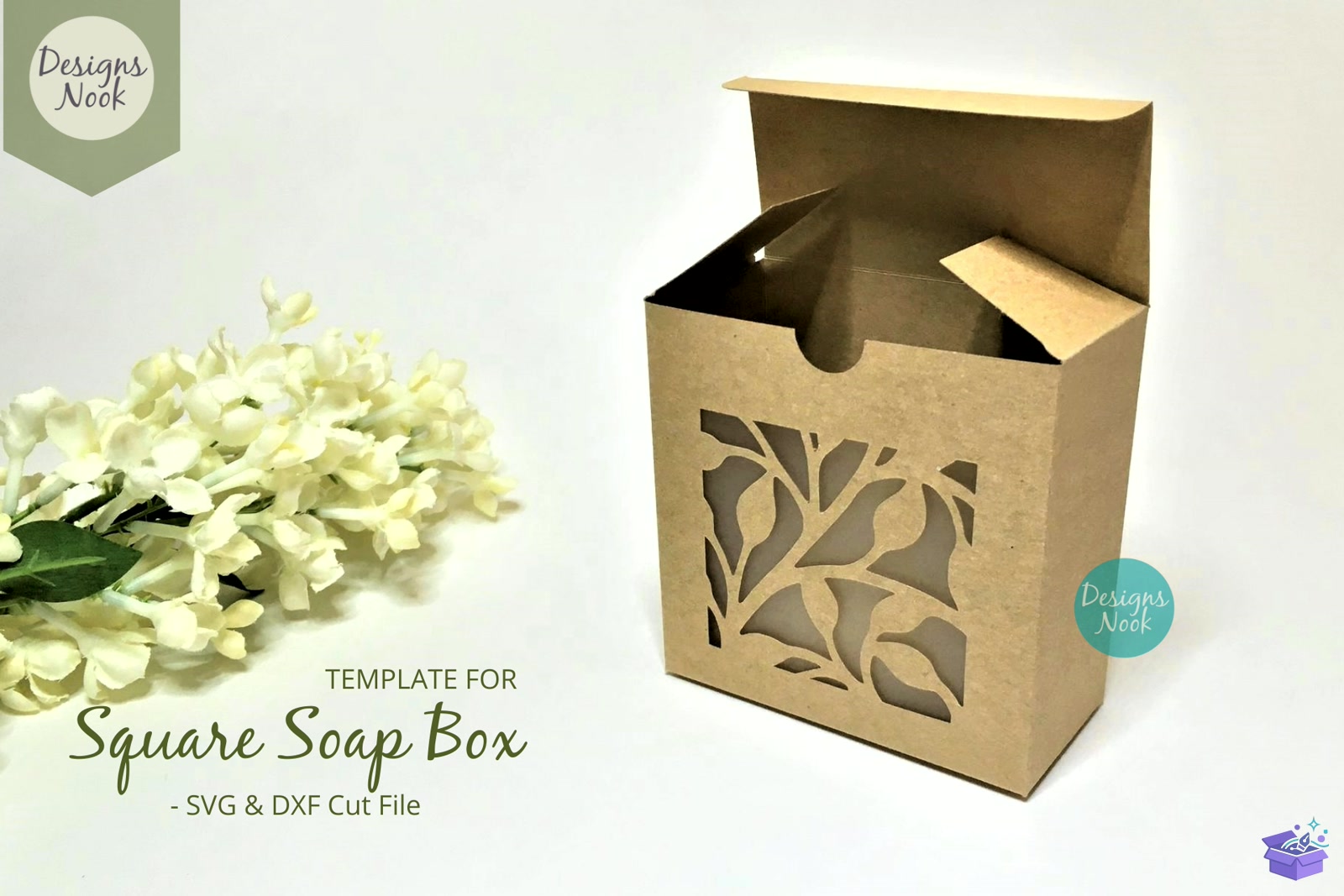 Soap Kutu Şablon With Window Cover - 3D Baskı ve Model Dosyası (STL, OBJ, 3MF) - Origami ( Kağıt Sanatı ) İndir (STL, OBJ, 3MF)