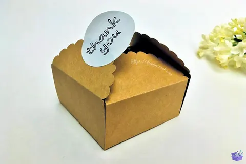 Fistolu Teşekkür Kutusu - El İşi ve Kesim Dosyası (SVG, DXF) - Origami (Kağıt Sanatı) İndir (OBJ, 3MF, DXF)