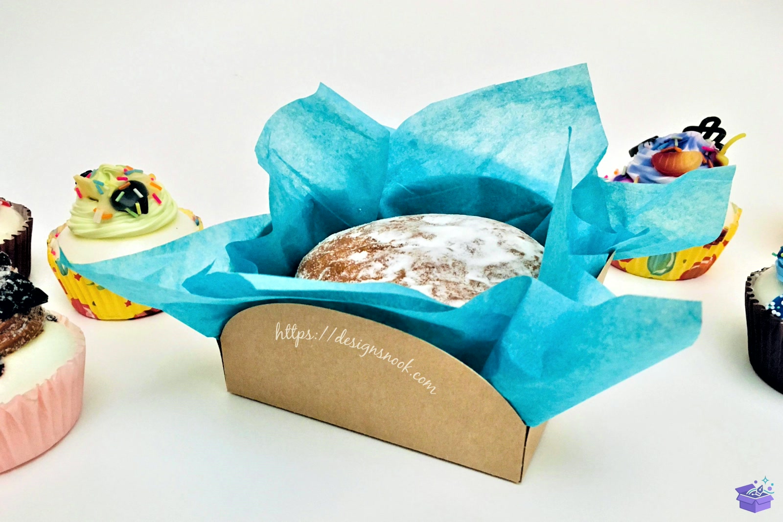 Donut Tray Donut Tutucu Cookies Tray - 3D Baskı ve Model Dosyası (STL, OBJ, 3MF) - Origami ( Kağıt Sanatı ) İndir (STL, OBJ, 3MF)