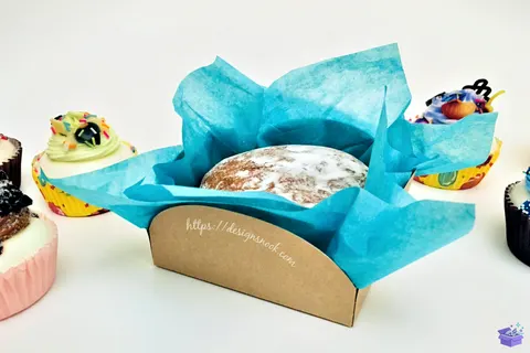 Donut ve Kurabiye Tepsisi - El İşi ve Kesim Dosyası (SVG, DXF, PDF, PNG) - Origami (Kağıt Sanatı) İndir (OBJ, 3MF, DXF)