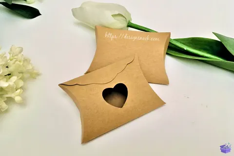 Pillow Kutu Şablon - 3D Baskı ve Model Dosyası (STL, OBJ, 3MF) - Origami ( Kağıt Sanatı ) İndir (STL, OBJ, 3MF)