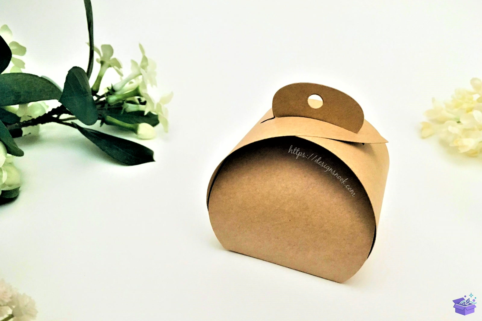 Curvy Kutu Şablon Gift Kutu Treat Kutu - 3D Baskı ve Model Dosyası (STL, OBJ, 3MF) - Origami ( Kağıt Sanatı ) İndir (STL, OBJ, 3MF)