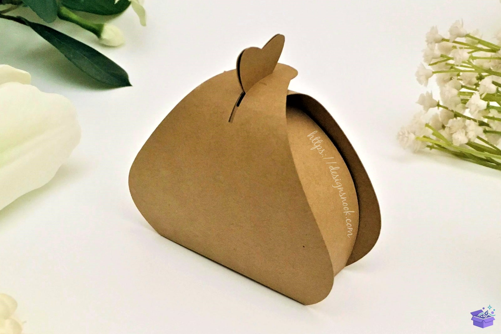 Tear Drop Shaped Candy Tutucu Kutu - 3D Baskı ve Model Dosyası (STL, OBJ, 3MF) - Origami ( Kağıt Sanatı ) İndir (STL, OBJ, 3MF)