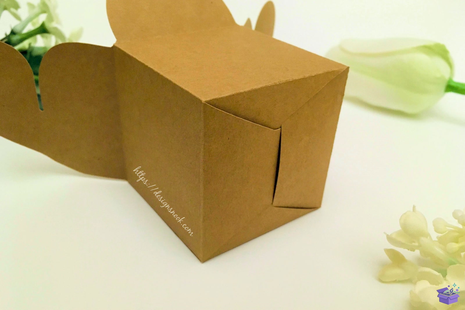 Kalp Temalı Shaped Cube Kutu Şablon - 3D Baskı ve Model Dosyası (STL, OBJ, 3MF) - detaylı önizleme 4