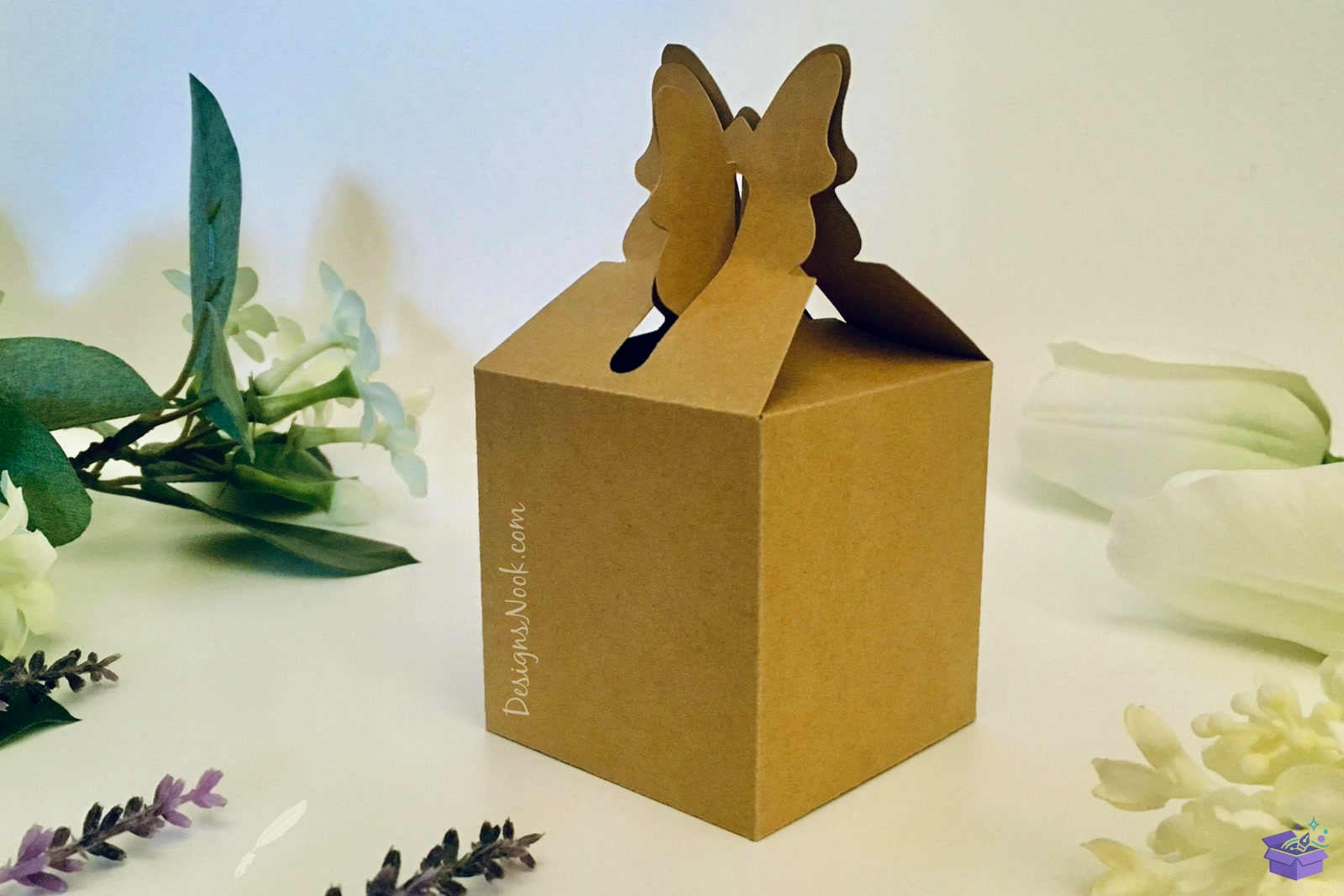 Kelebek Top Kutu Şablon Gift Kutu T - 3D Baskı ve Model Dosyası (STL, OBJ, 3MF) - Origami ( Kağıt Sanatı ) İndir (STL, OBJ, 3MF)