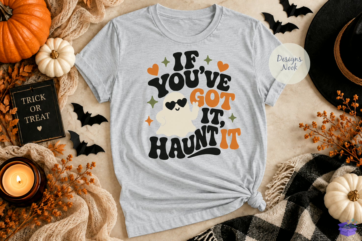 Hey Boo You’ve Got It Haunted Cadılar Bayramı - 3D Baskı ve Model Dosyası (STL, OBJ, 3MF) - detaylı önizleme 2