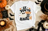 "Hey Boo You've Got It Haunted" Cadılar Bayramı Tasarımı - El İşi ve Kesim Dosyası (SVG) - detaylı önizleme 3