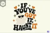 "Hey Boo You've Got It Haunted" Cadılar Bayramı Tasarımı - El İşi ve Kesim Dosyası (SVG) - detaylı önizleme 4