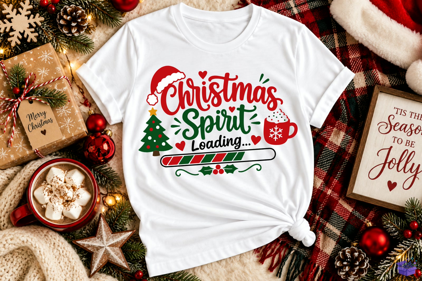 Yılbaşı Spirit Loading Funny Xmas SVG - 3D Baskı ve Model Dosyası (STL, OBJ, 3MF) - detaylı önizleme 2