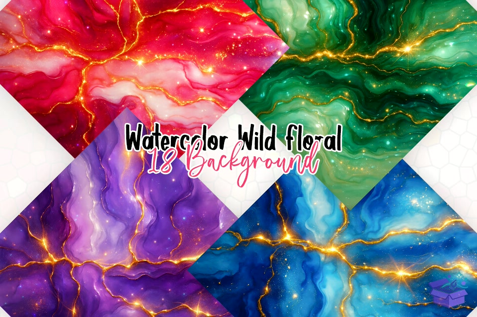 Alcohol Ink Digital Paper - DTF & Süblimasyon Baskı Tasarımı (SVG, DXF, EPS, PNG) - detaylı önizleme 3