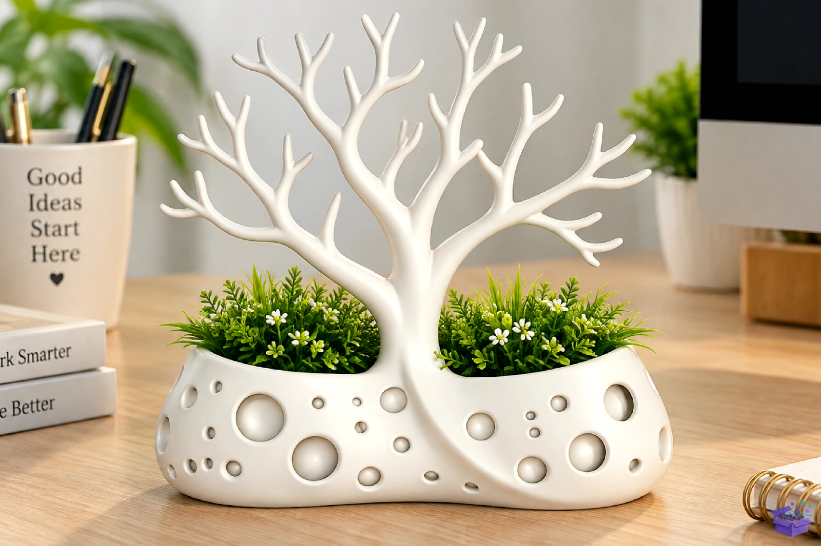 Coral Ağaç Bubble Saksı Tasarımı STL File - 3D Baskı ve Model Dosyası (STL, OBJ, 3MF) - detaylı önizleme 4