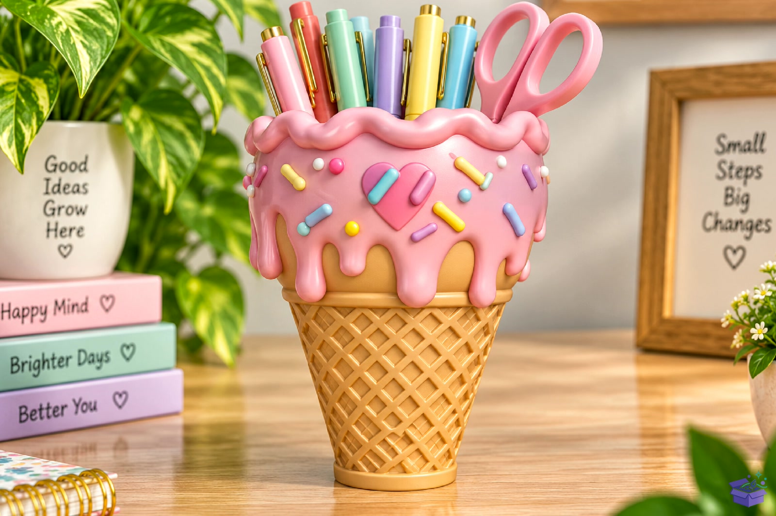Sprinkle Cone Vazo Tasarımı Pot STL Model - 3D Baskı ve Model Dosyası (STL, OBJ, 3MF)