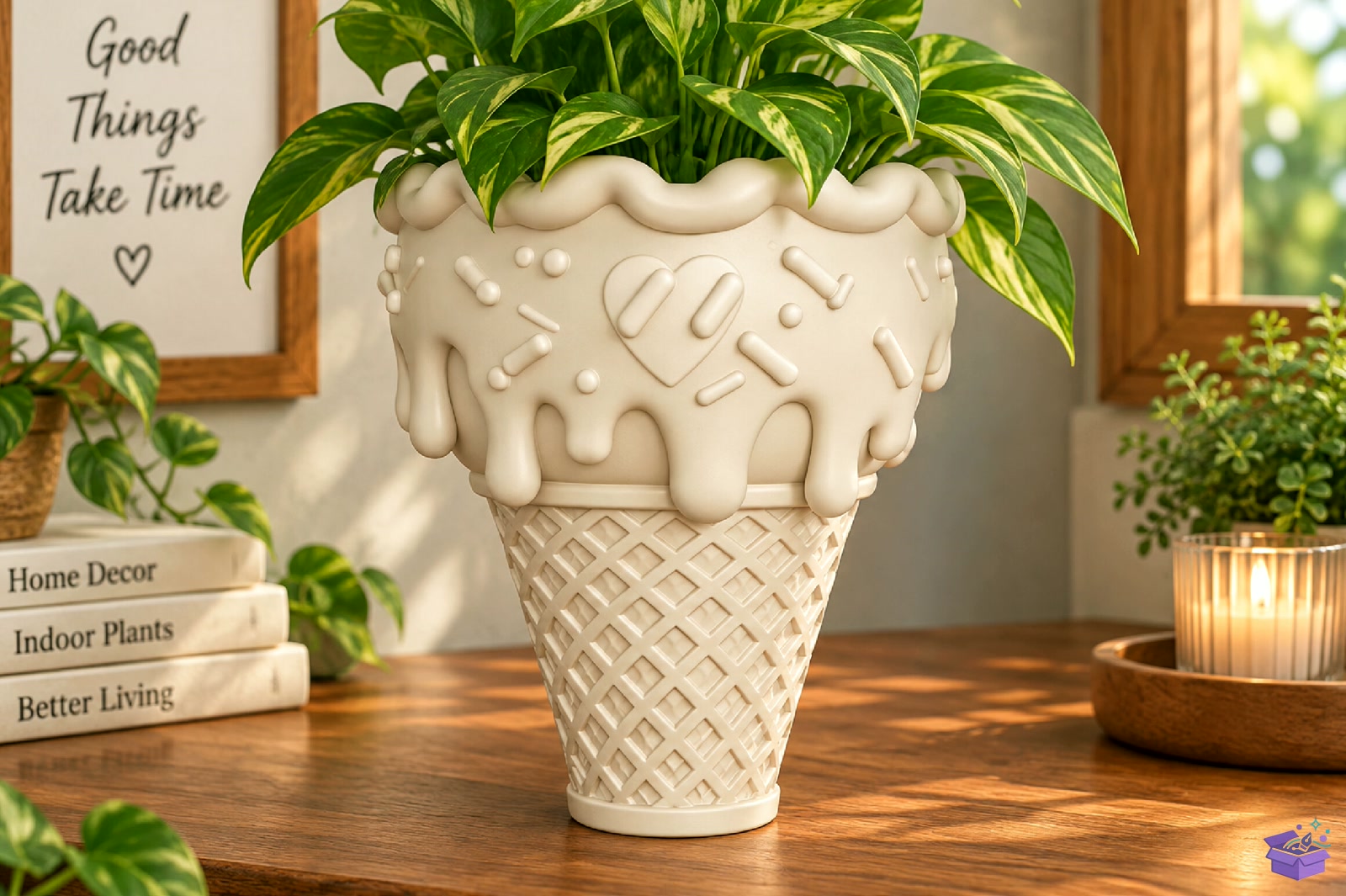 Sprinkle Cone Vazo Tasarımı Pot STL Model - 3D Baskı ve Model Dosyası (STL, OBJ, 3MF) - detaylı önizleme 2