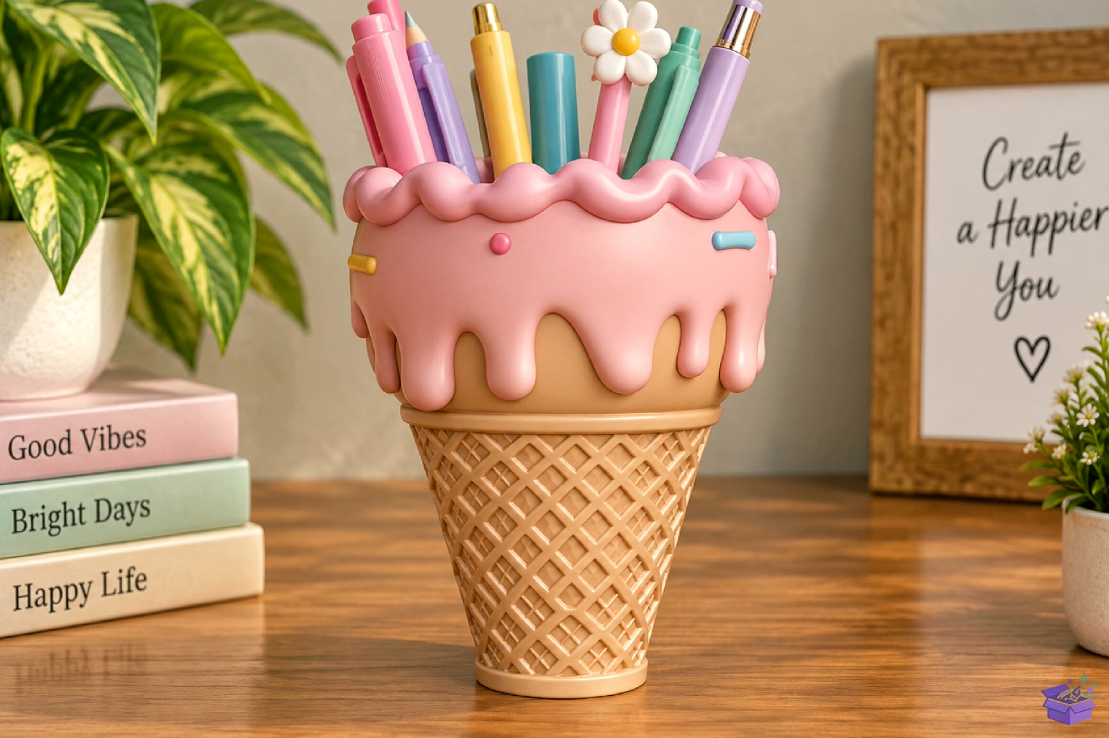 Sprinkle Cone Vazo Tasarımı Pot STL Model - 3D Baskı ve Model Dosyası (STL, OBJ, 3MF) - detaylı önizleme 3