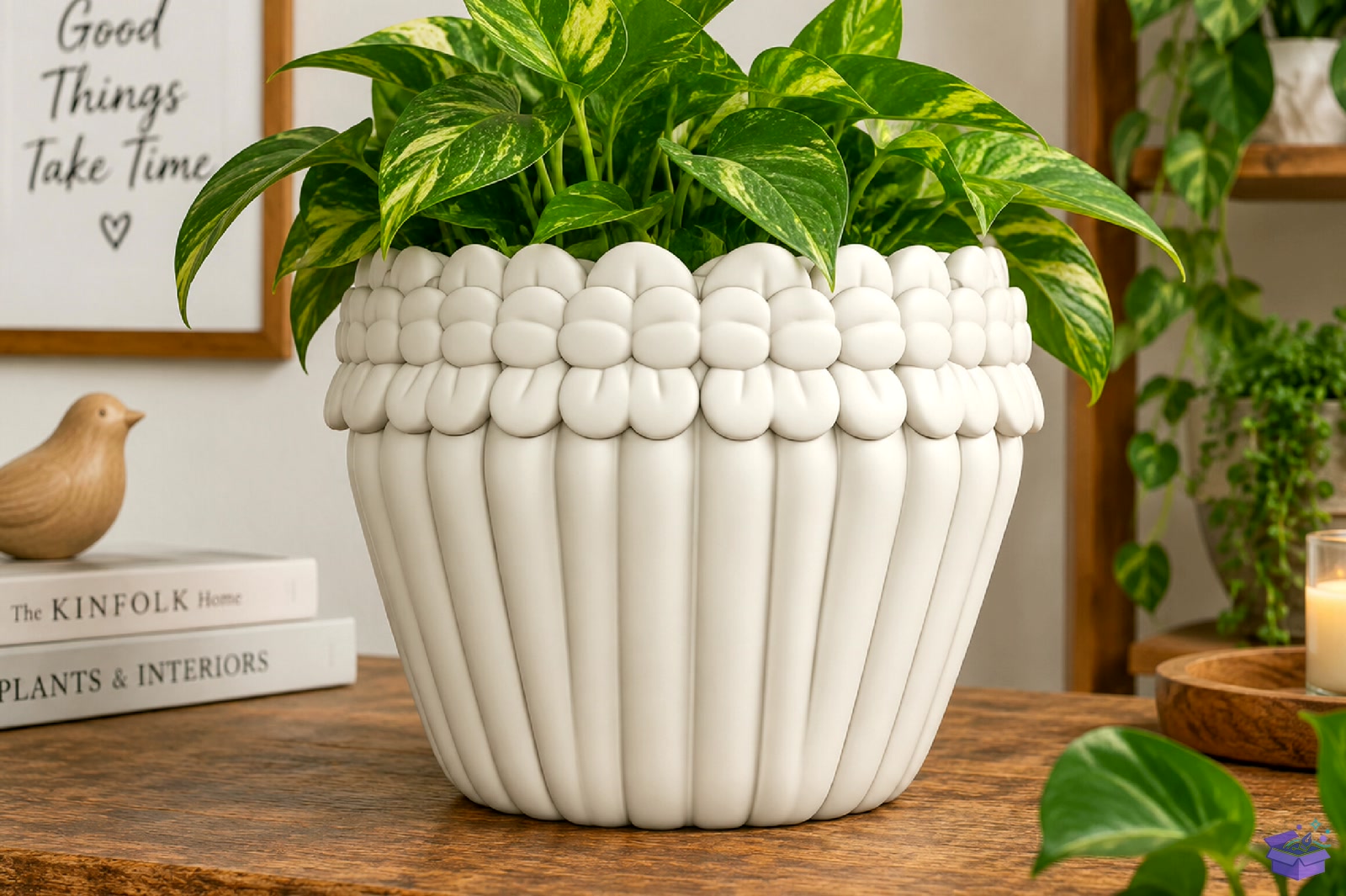 Modern Fluted Vazo Tasarımı Pot STL - 3D Baskı ve Model Dosyası (STL, OBJ, 3MF) - detaylı önizleme 2