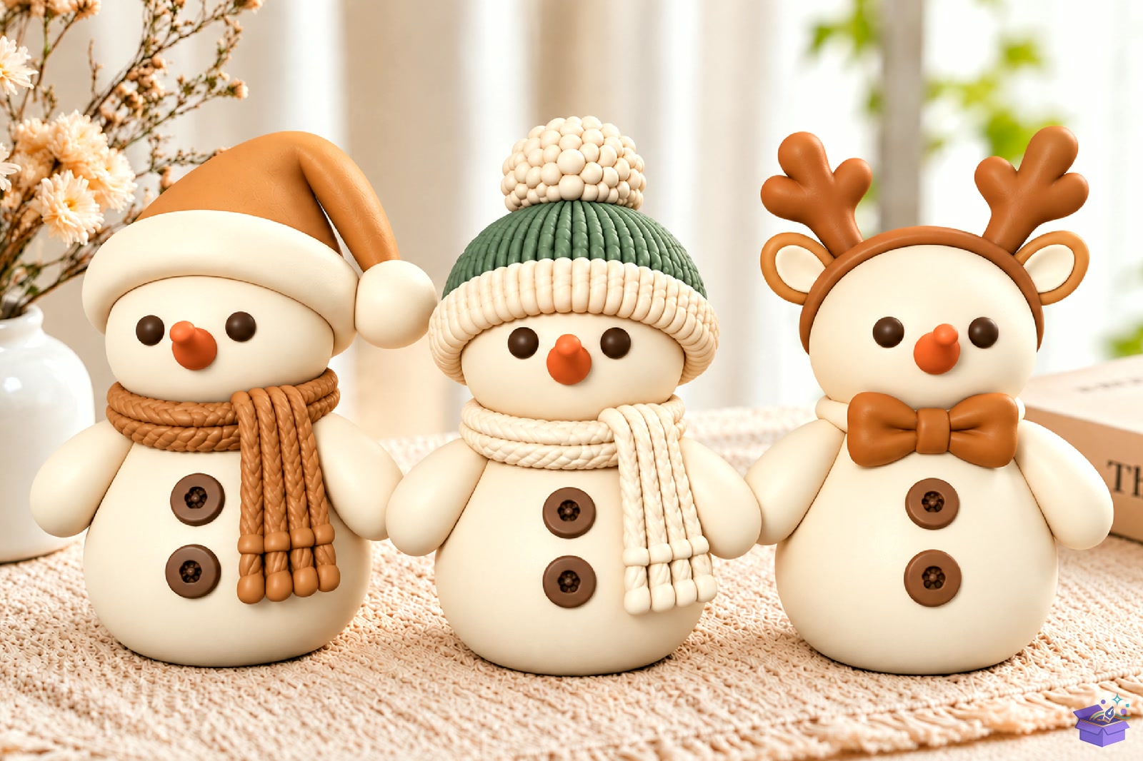 3D Baskı Yılbaşı Snowman Trio STL File - 3D Baskı ve Model Dosyası (STL, OBJ, 3MF) - detaylı önizleme 2