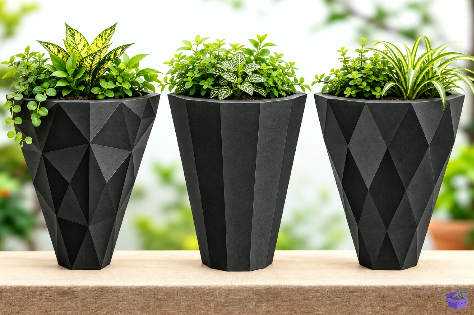 3D Baskı Geometric Saksı Tasarımı Pot STL File - 3D Baskı ve Model Dosyası (STL, OBJ, 3MF) - detaylı önizleme 3