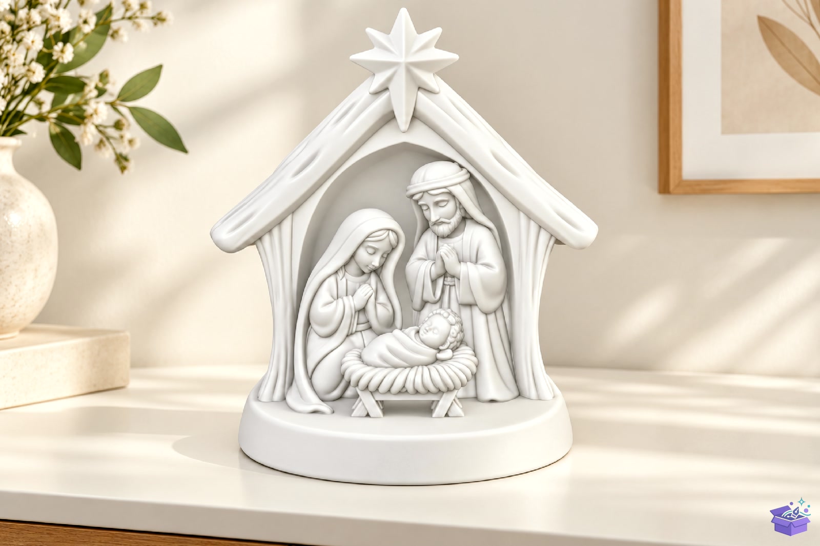 3D Baskı Nativity Scene STL File - 3D Baskı ve Model Dosyası (STL, OBJ, 3MF) - detaylı önizleme 2