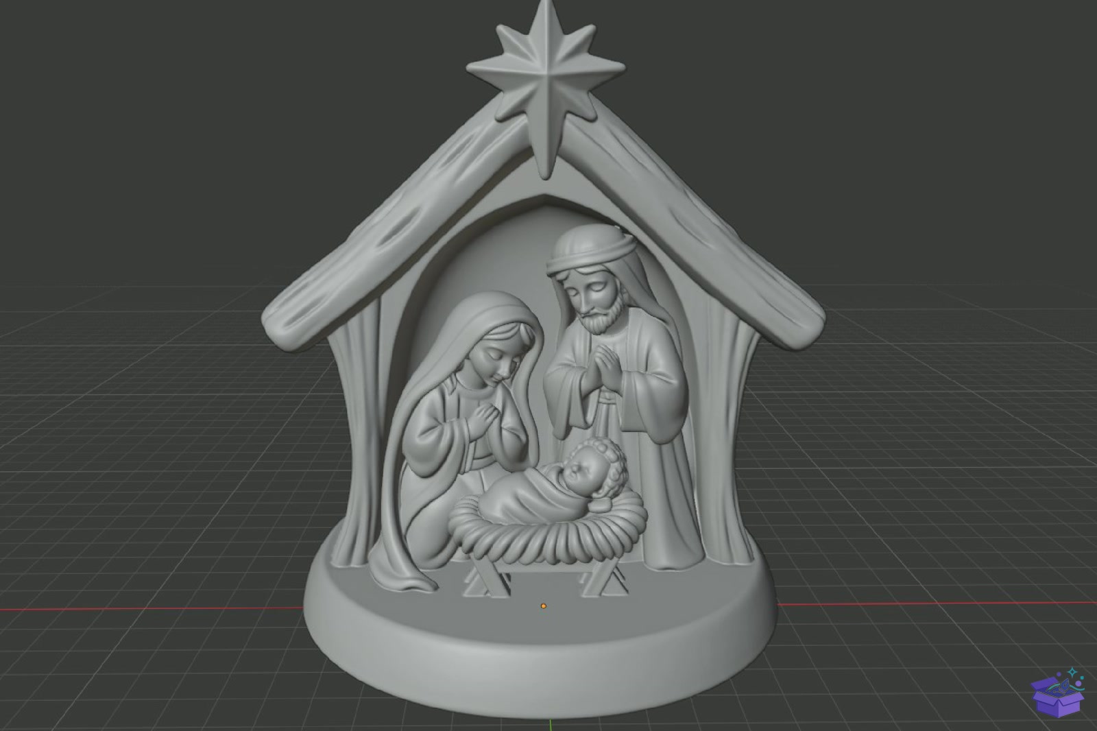 3D Baskı Nativity Scene STL File - 3D Baskı ve Model Dosyası (STL, OBJ, 3MF) - detaylı önizleme 5