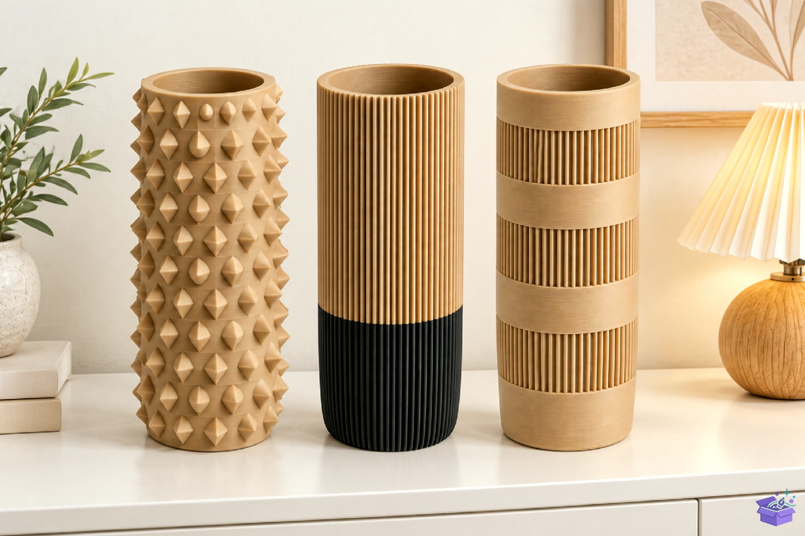 3D Baskı Minimalist Decorative Vazo Tasarımı STL - 3D Baskı ve Model Dosyası (STL, OBJ, 3MF) - detaylı önizleme 3