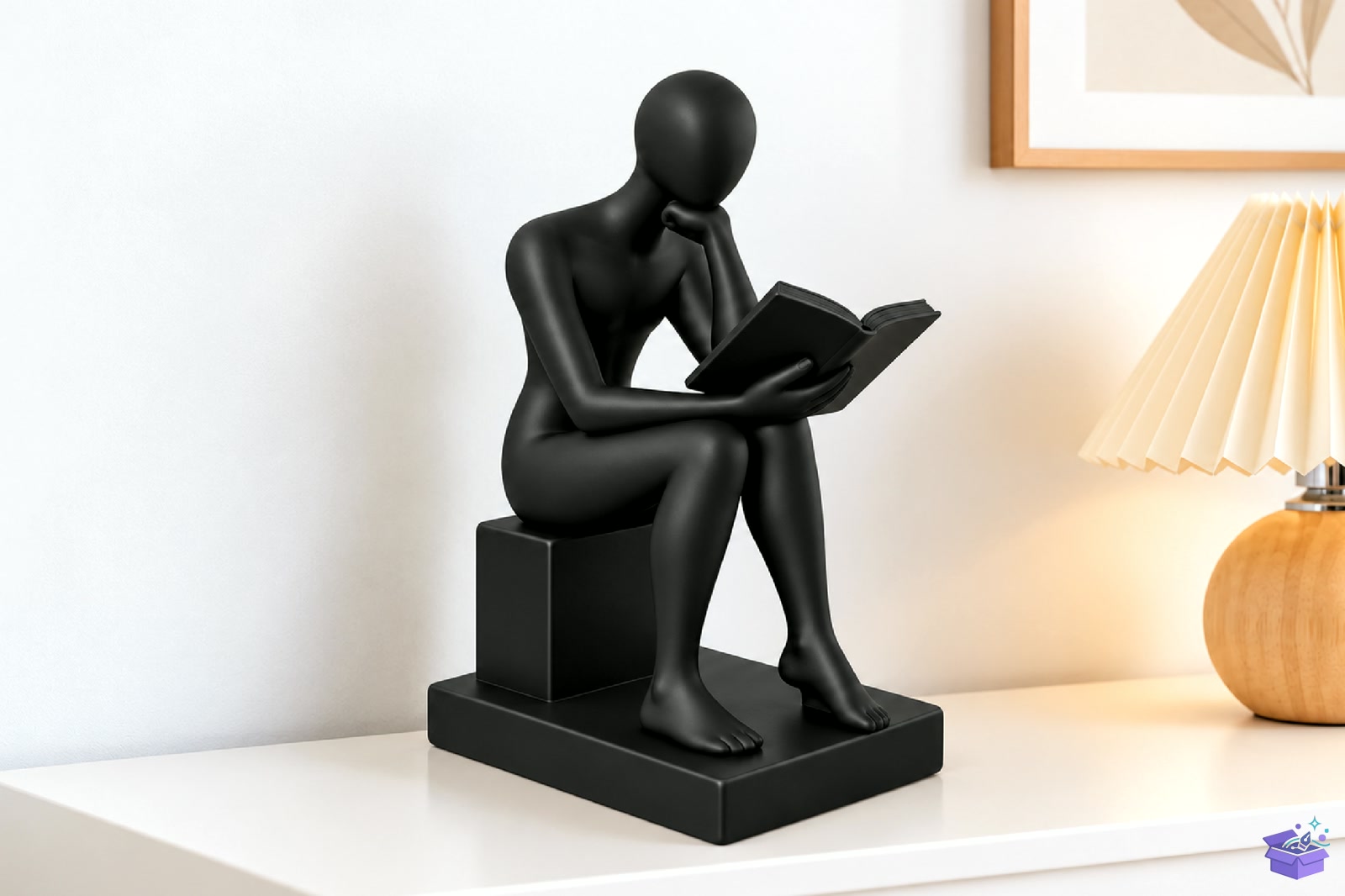 3D Baskı Reading Man Sculpture STL - 3D Baskı ve Model Dosyası (STL, OBJ, 3MF)