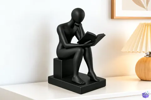 3D Baskı Reading Man Sculpture STL - 3D Baskı ve Model Dosyası (STL, OBJ, 3MF) - 3D Baskı İndir (STL, OBJ, 3MF)