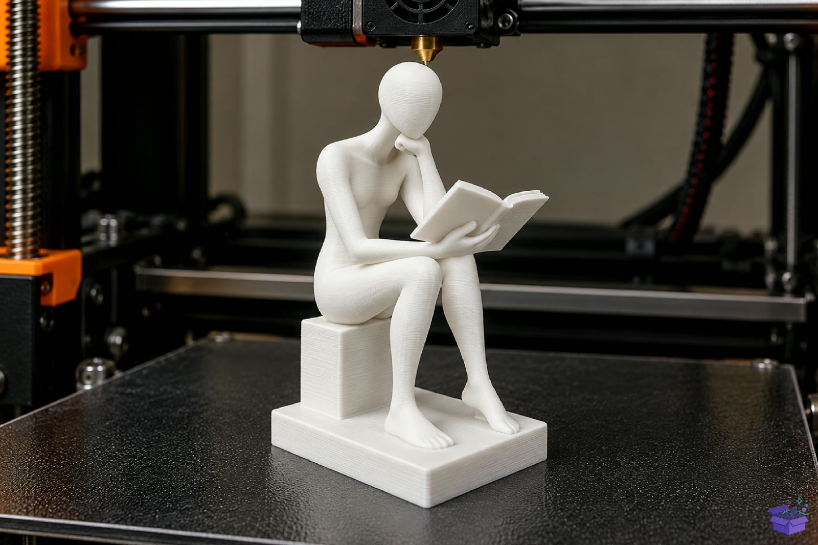 3D Baskı Reading Man Sculpture STL - 3D Baskı ve Model Dosyası (STL, OBJ, 3MF) - detaylı önizleme 4