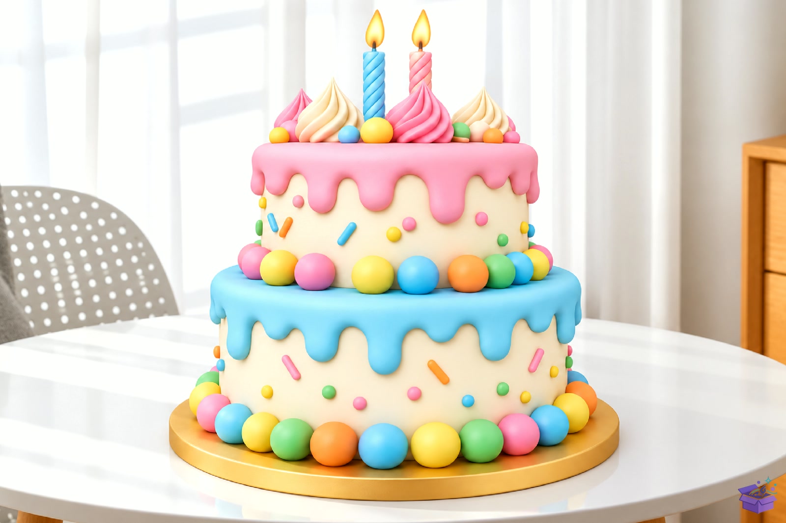 Doğum Günü Cake STL File - 3D Baskı ve Model Dosyası (STL, OBJ, 3MF)
