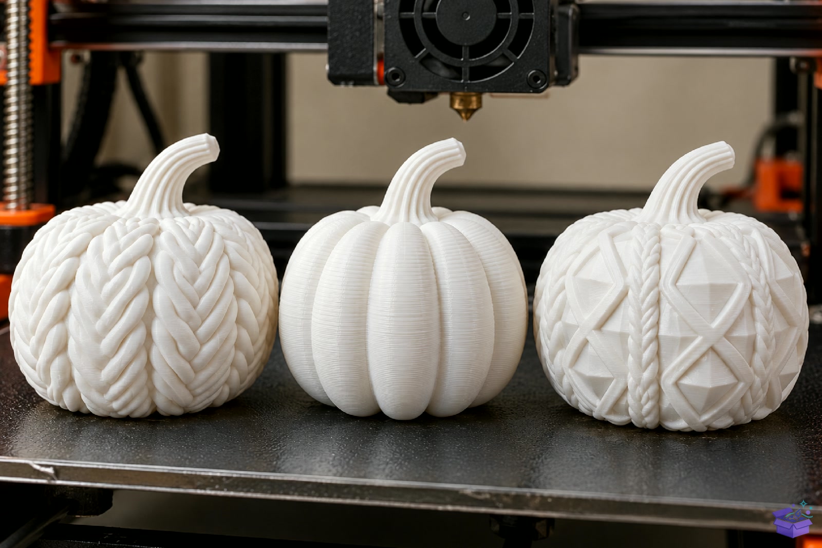 Cable Knit Pumpkin STL File - 3D Baskı ve Model Dosyası (STL, OBJ, 3MF) - detaylı önizleme 4