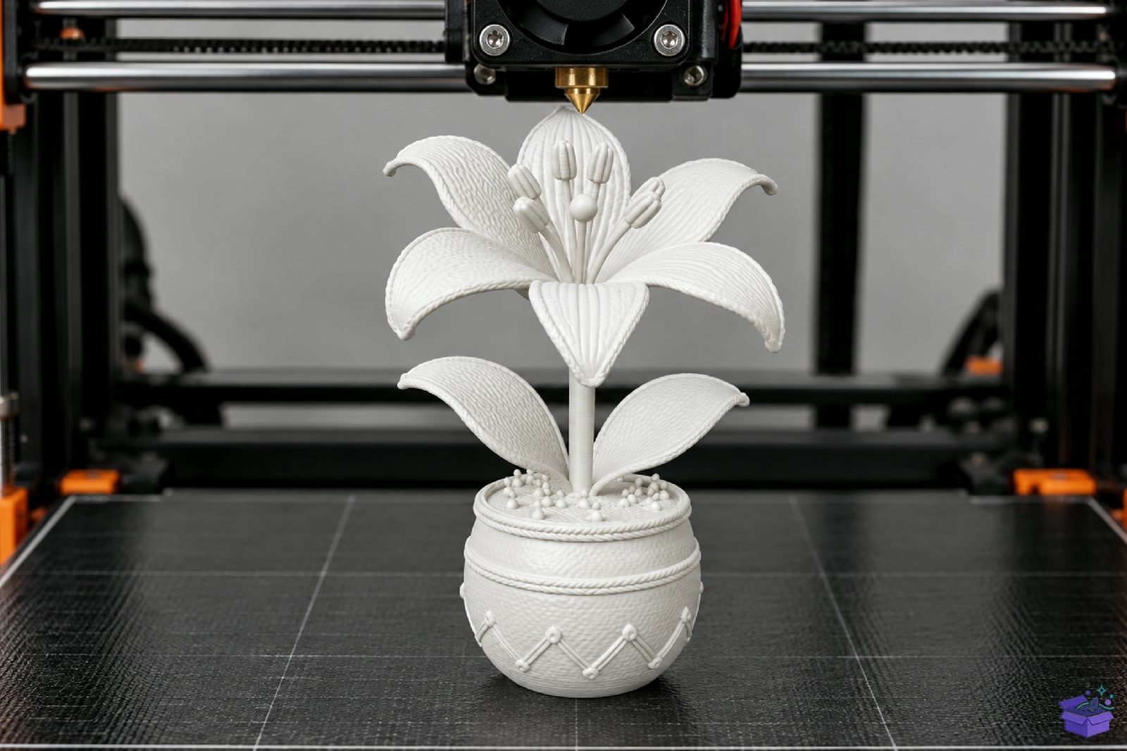 Lily Çiçek Pot STL File - 3D Baskı ve Model Dosyası (STL, OBJ, 3MF) - detaylı önizleme 4