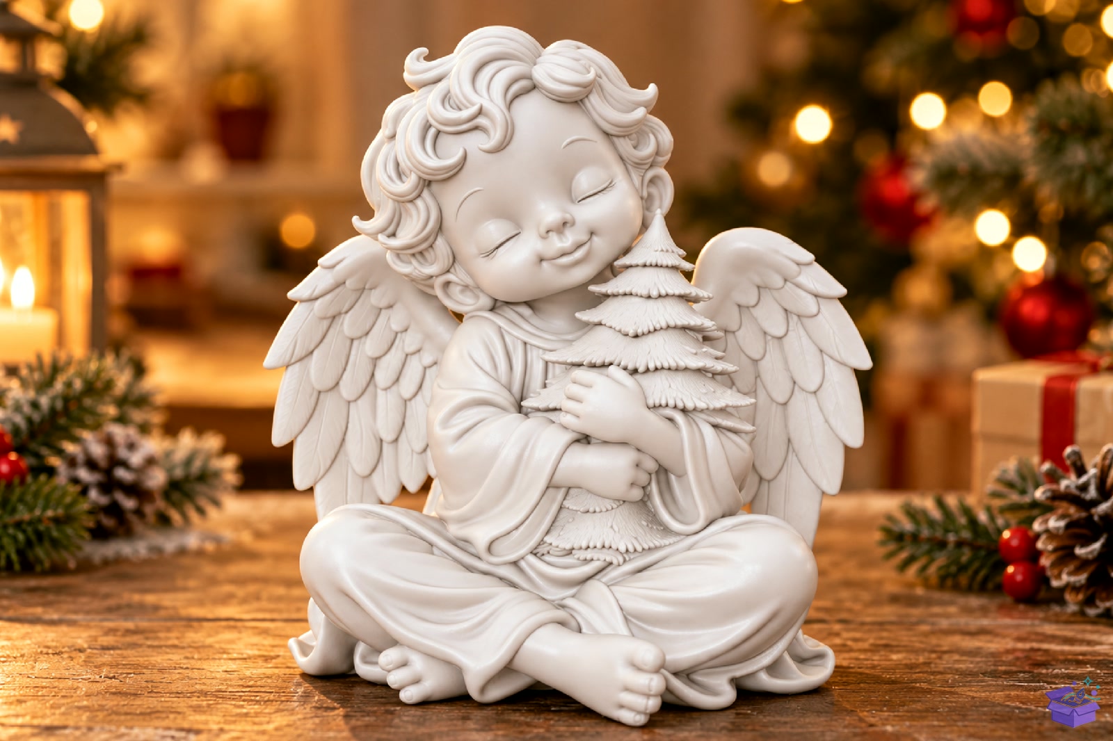 Yılbaşı Angel STL File - 3D Baskı ve Model Dosyası (STL, OBJ, 3MF) - detaylı önizleme 2