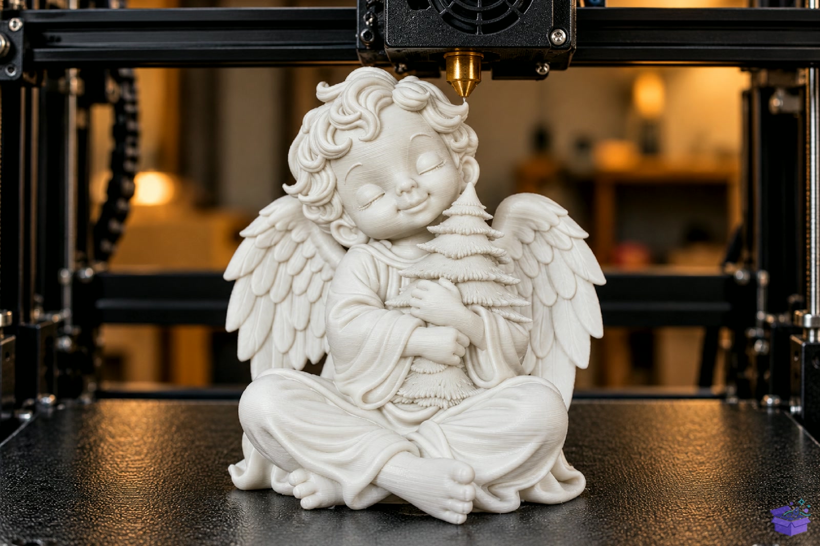 Yılbaşı Angel STL File - 3D Baskı ve Model Dosyası (STL, OBJ, 3MF) - detaylı önizleme 4