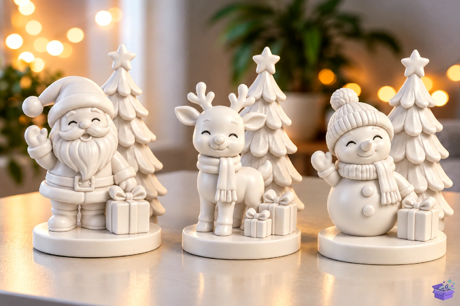 Yılbaşı Figurine STL - 3D Baskı ve Model Dosyası (STL, OBJ, 3MF) - detaylı önizleme 2