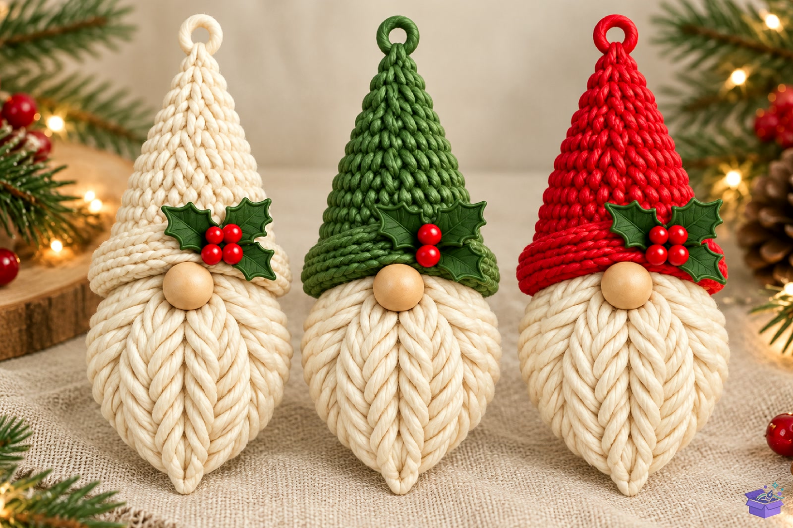 Knitted Yılbaşı Gnome STL 3D Baskı - 3D Baskı ve Model Dosyası (STL, OBJ, 3MF) - detaylı önizleme 3