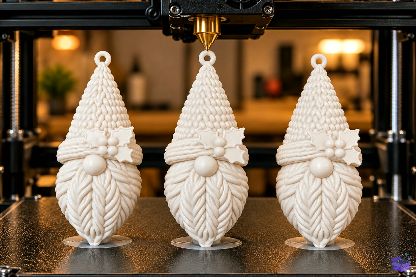 Knitted Yılbaşı Gnome STL 3D Baskı - 3D Baskı ve Model Dosyası (STL, OBJ, 3MF) - detaylı önizleme 4