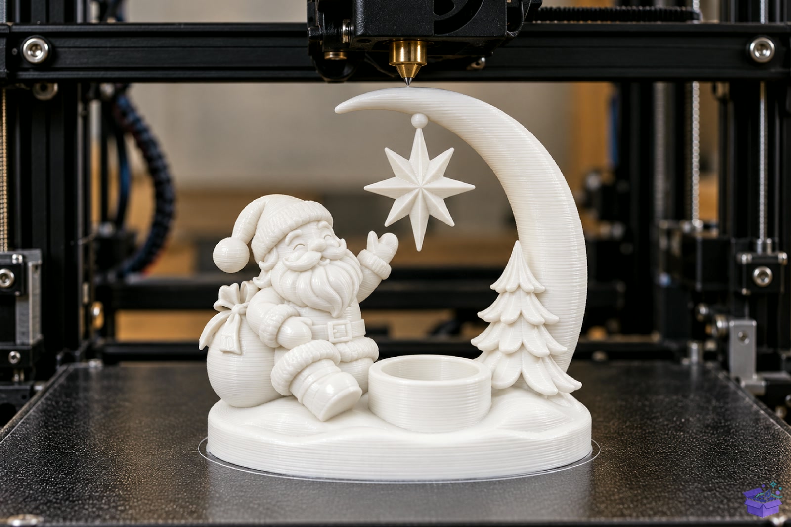 STL 3D Baskı Santa Claus Mumluk - 3D Baskı ve Model Dosyası (STL, OBJ, 3MF) - detaylı önizleme 4