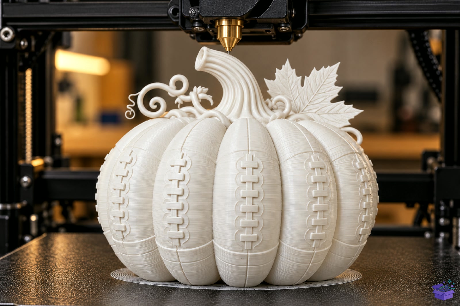STL 3D Baskı Ornate Pumpkin - 3D Baskı ve Model Dosyası (STL, OBJ, 3MF) - detaylı önizleme 4