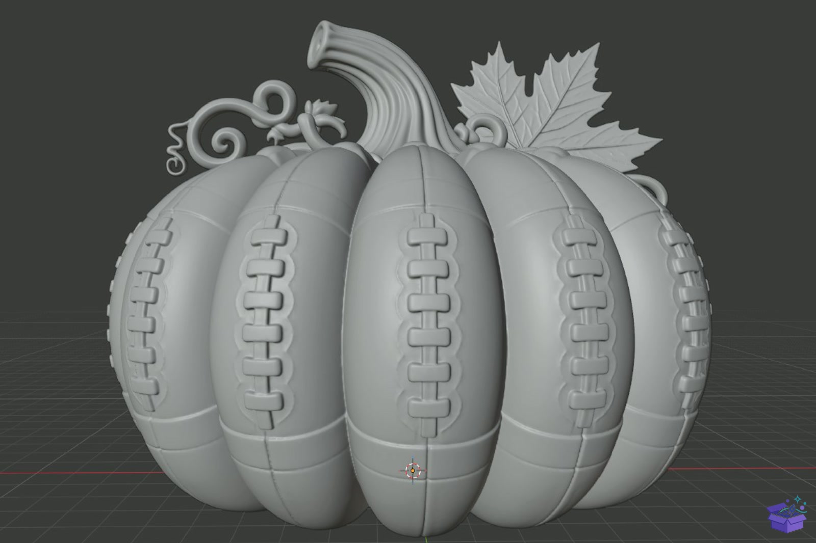 STL 3D Baskı Ornate Pumpkin - 3D Baskı ve Model Dosyası (STL, OBJ, 3MF) - detaylı önizleme 5