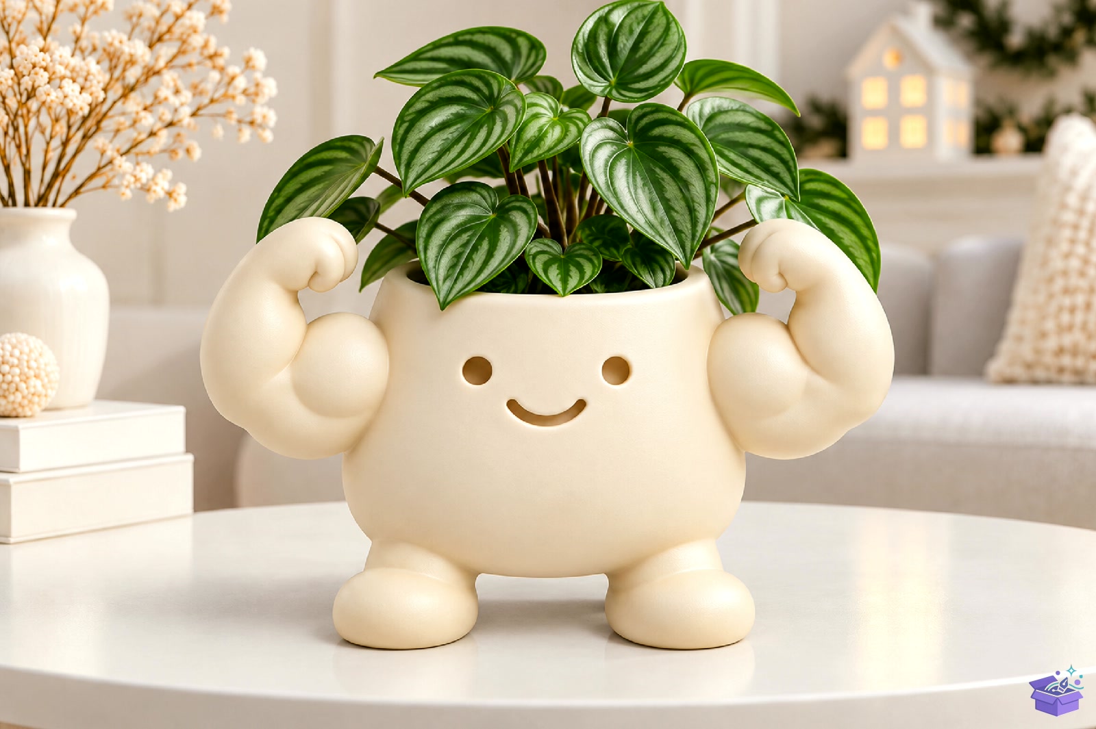 Muscle Pot Saksı Tasarımı 3D Baskı STL File - 3D Baskı ve Model Dosyası (STL, OBJ, 3MF) - detaylı önizleme 3