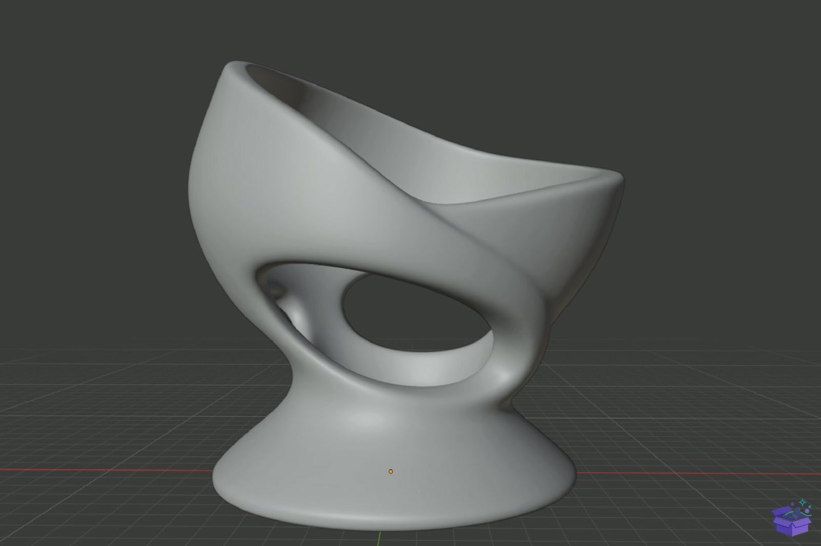 Modern Sculptural Saksı Tasarımı STL 3D Baskı - 3D Baskı ve Model Dosyası (STL, OBJ, 3MF) - detaylı önizleme 5