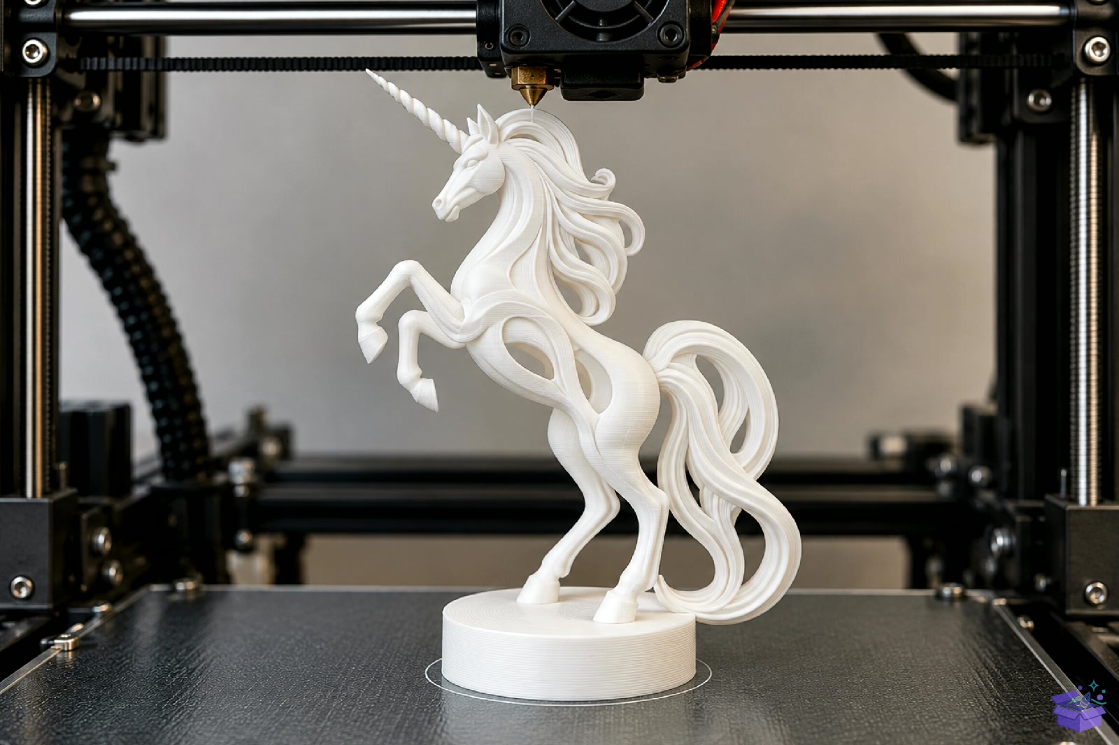 Unicorn Heykel Biblo STL 3D Baskı - 3D Baskı ve Model Dosyası (STL, OBJ, 3MF) - detaylı önizleme 4